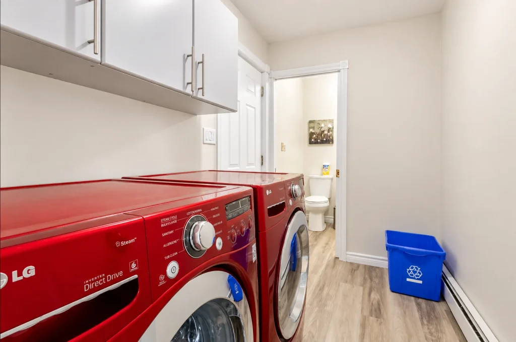 Laundry area with washer and dryer