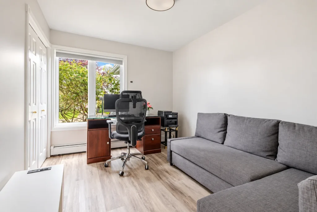 Workspace and sofa in the office